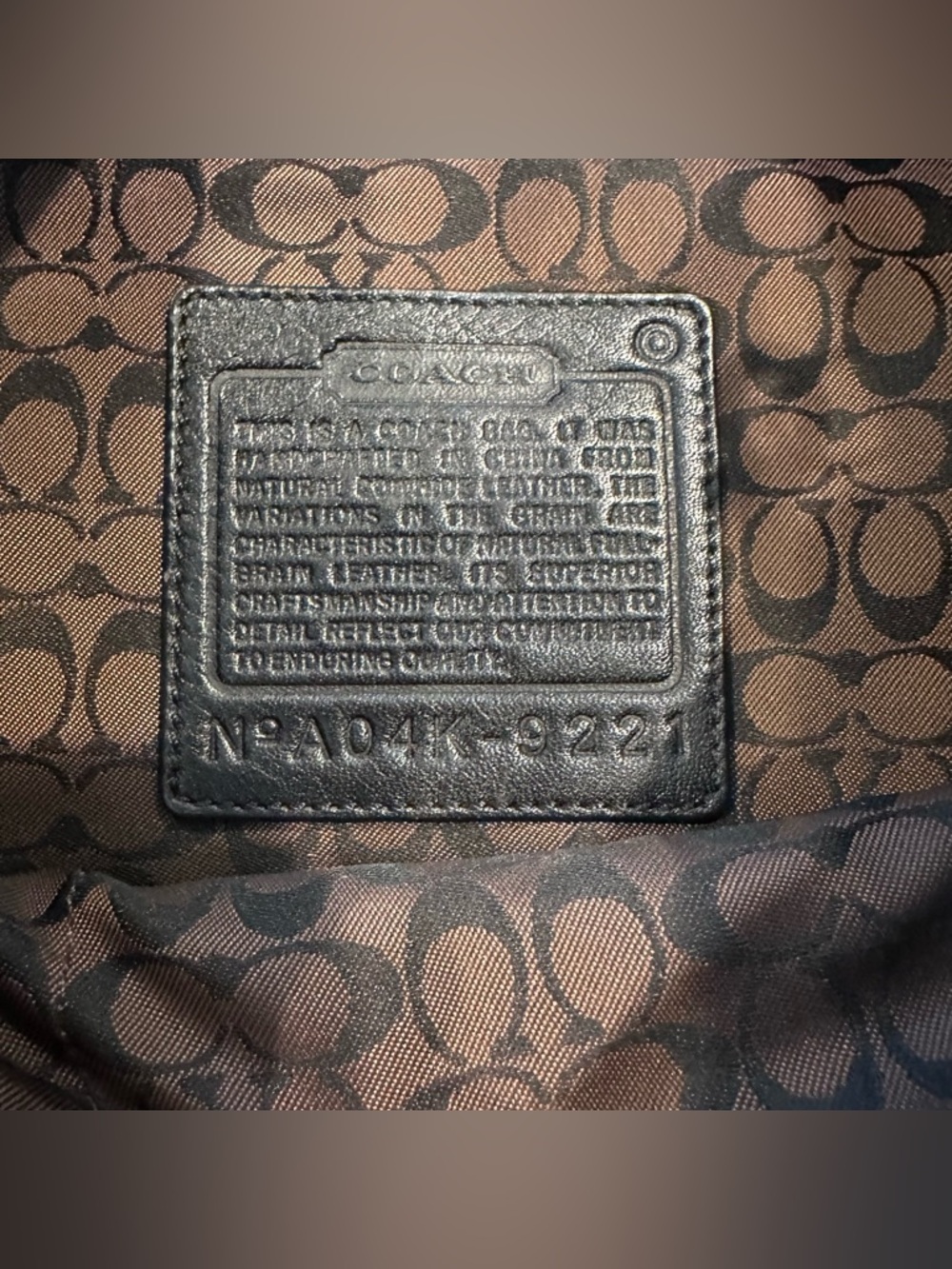 Vintage Y2K Classic Black Leather Coach Hobo Shoulder Bag with Logo Lining - Picture 3 of 11